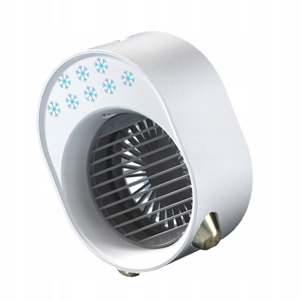 1Pc Miniature Portable Air Cooler USB Desktop Fan for Home