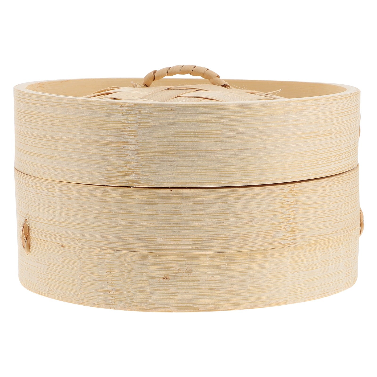 1SET PRACTICAL BAMBOO STEAMER BASKET WITH COVER FOR KITCHEN AND HOME Brand no brand