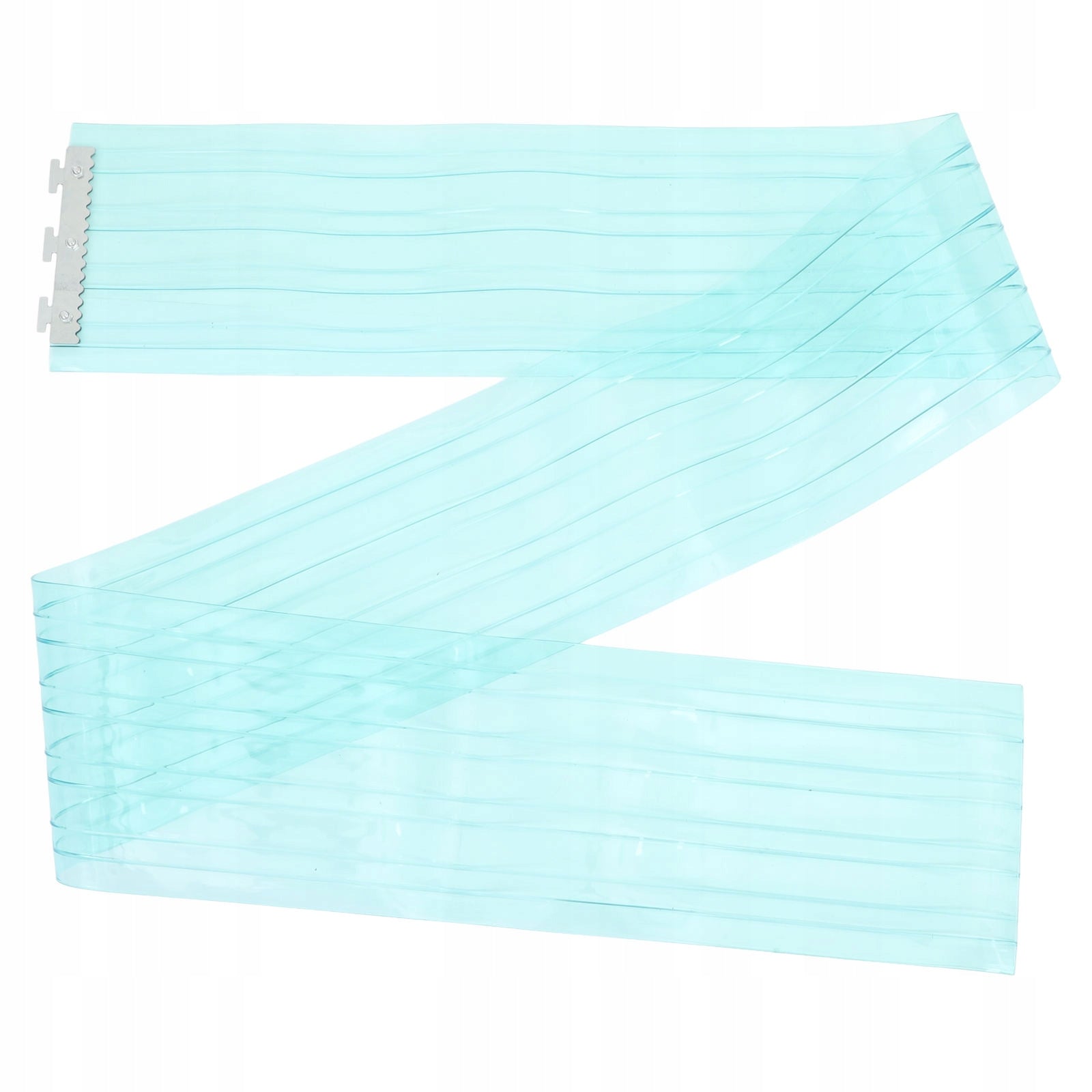 1ZEST PRZEZROCZYSTA ZASŁONA PVC Z KLAPKĄ NA DRZWI DOMOWE