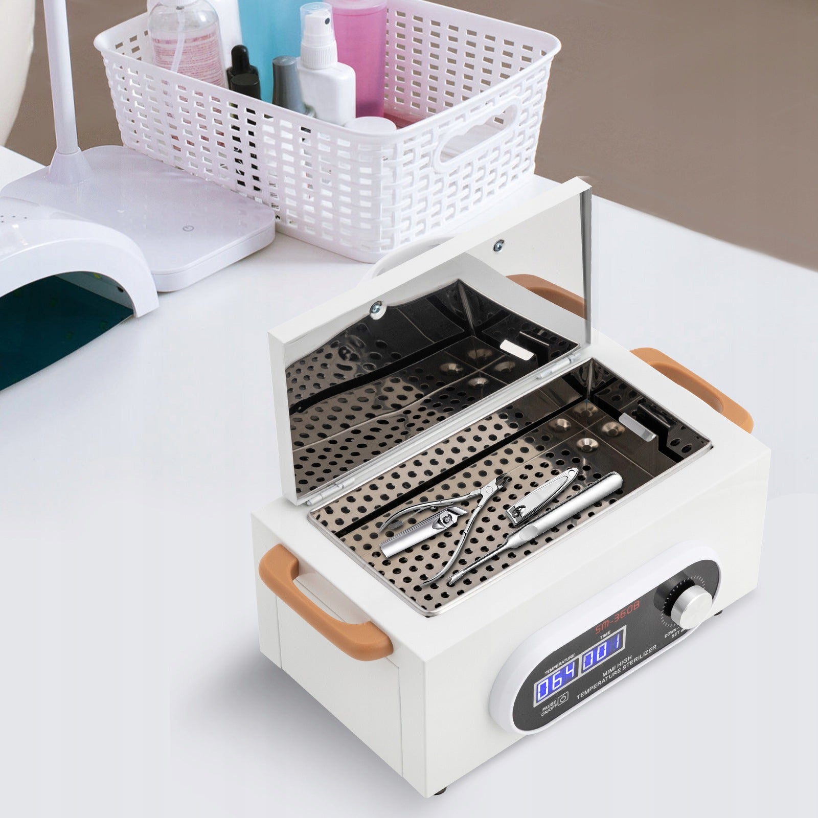 2.2L High temperature sterilizer,300W sterilizer with digital display Medical device no