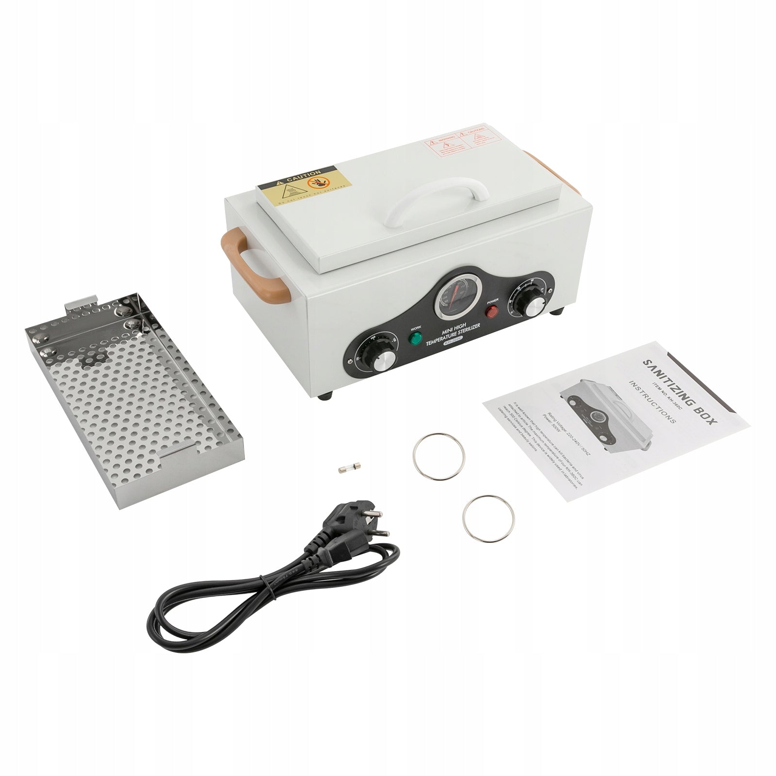 2.5L 300w High-Temperature Metal Tool Cleaning and Disinfection Cabinet