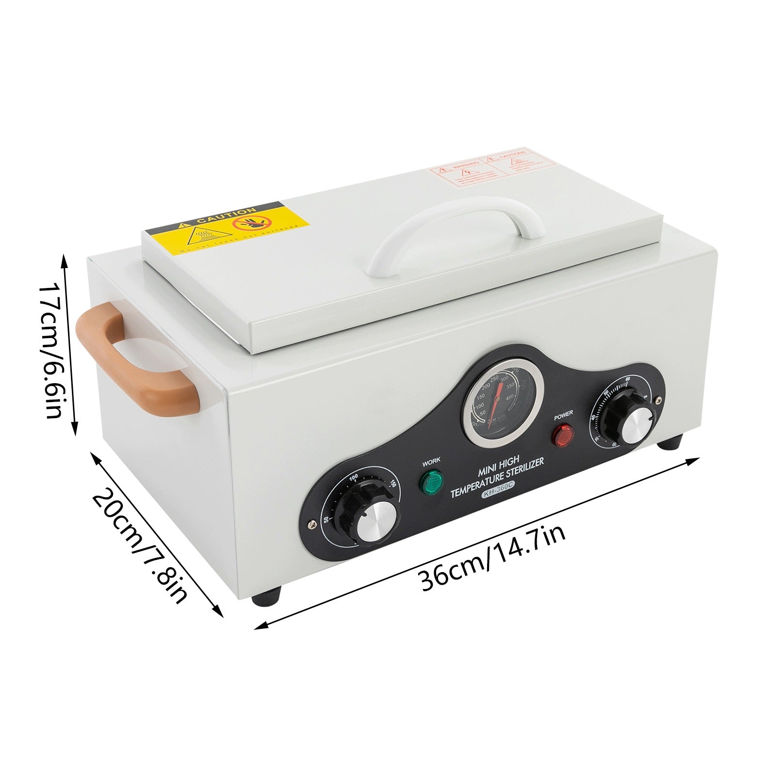 2.5L NAIL TOOLS STERILIZER HIGH TEMPERATURE STERILIZER Packaging status original