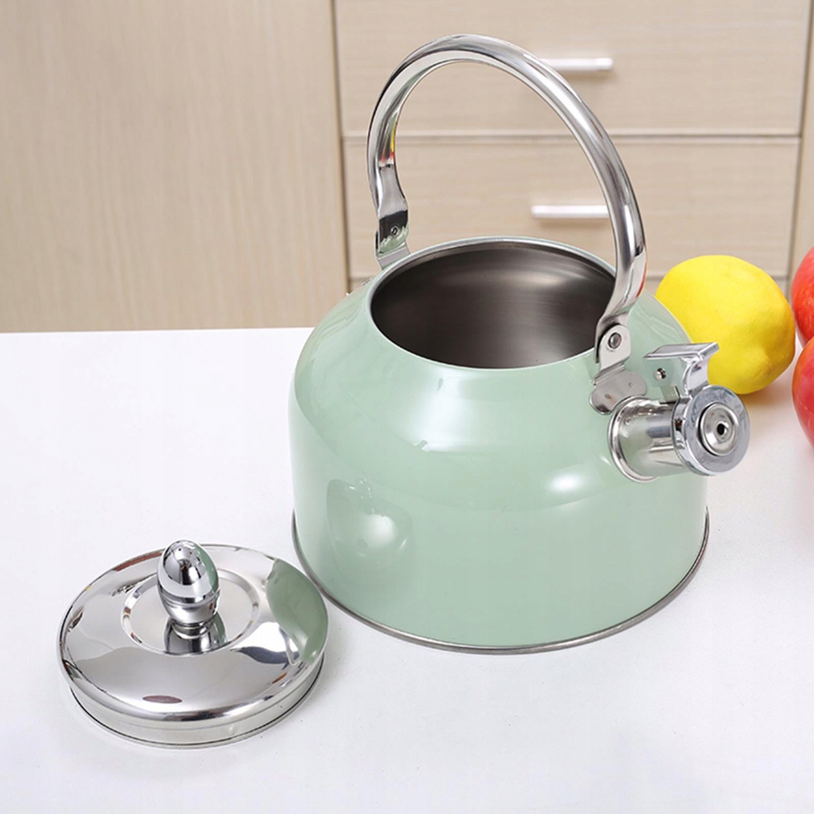 2.5L Stainless Steel Tea Pot Whistle Sound Water Kettle Anti Scalding Brand no brand