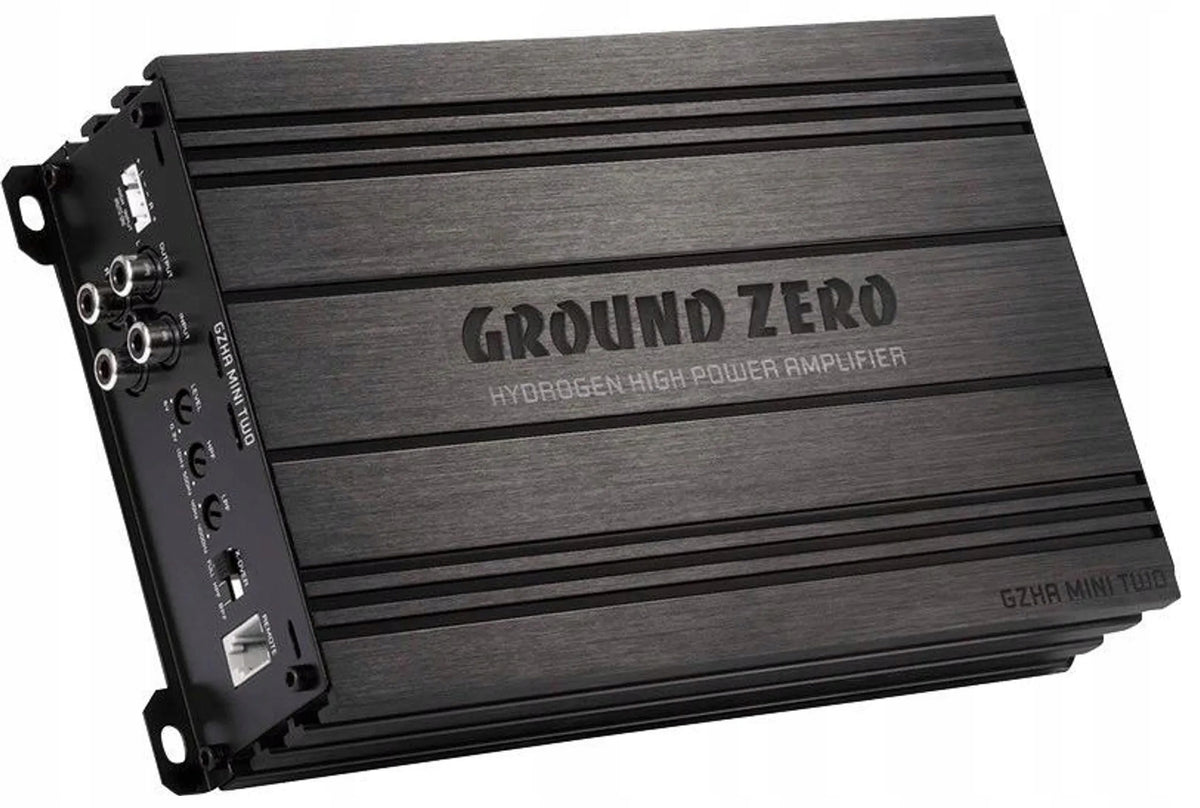 2-CHANNEL AMPLIFIER 2x230W RMS CAR GROUND ZERO GZHA MINI TWO Brand Ground Zero