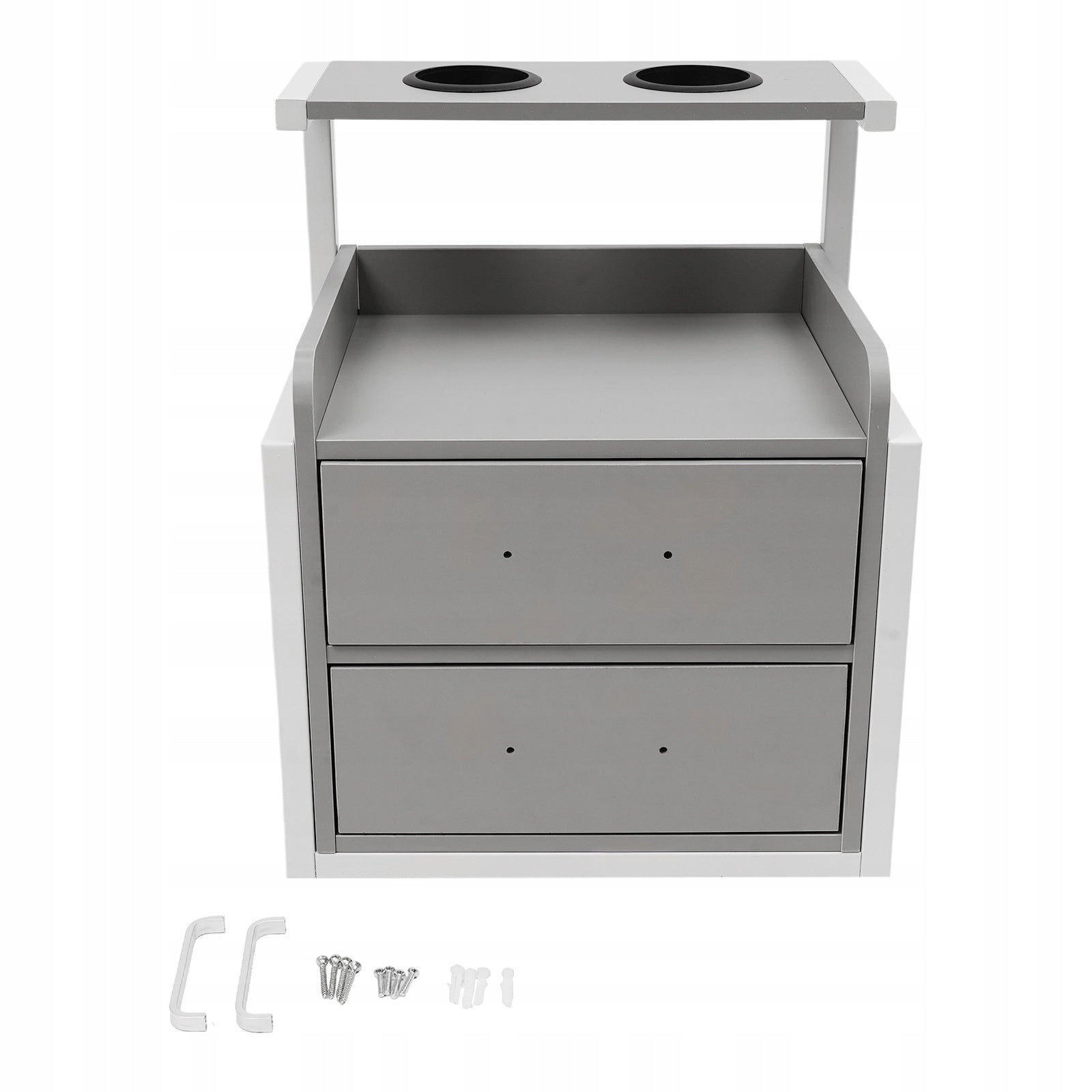 2-DRAWER SALON WALL-MOUNTED STORAGE CABINET 40×30×48CM Manufacturer code 410MRBUJX