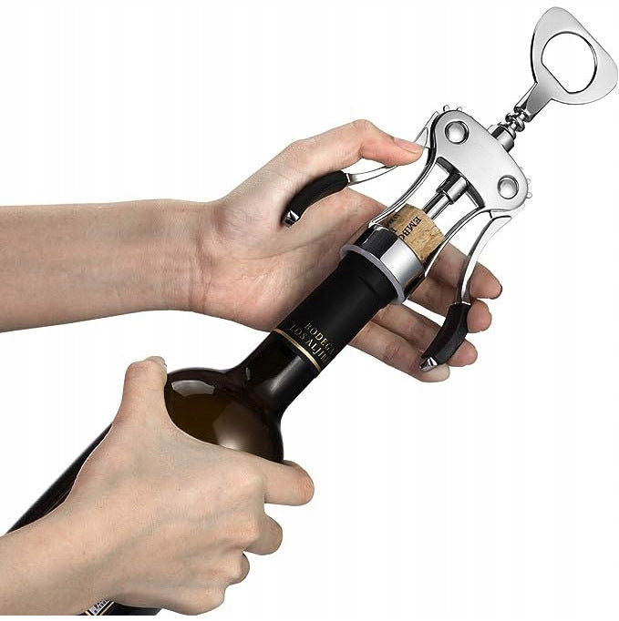 2-IN-1 BOTTLE OPENER HEAVY-DUTY ALLOY BOTTLE STOPPER REMOVER TOOL Manufacturer code Otwieracz do piwa i wina