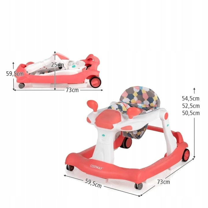 2-IN-1 FOLDING WALKER WITH HEIGHT ADJUSTMENT Manufacturer code BC10022YW