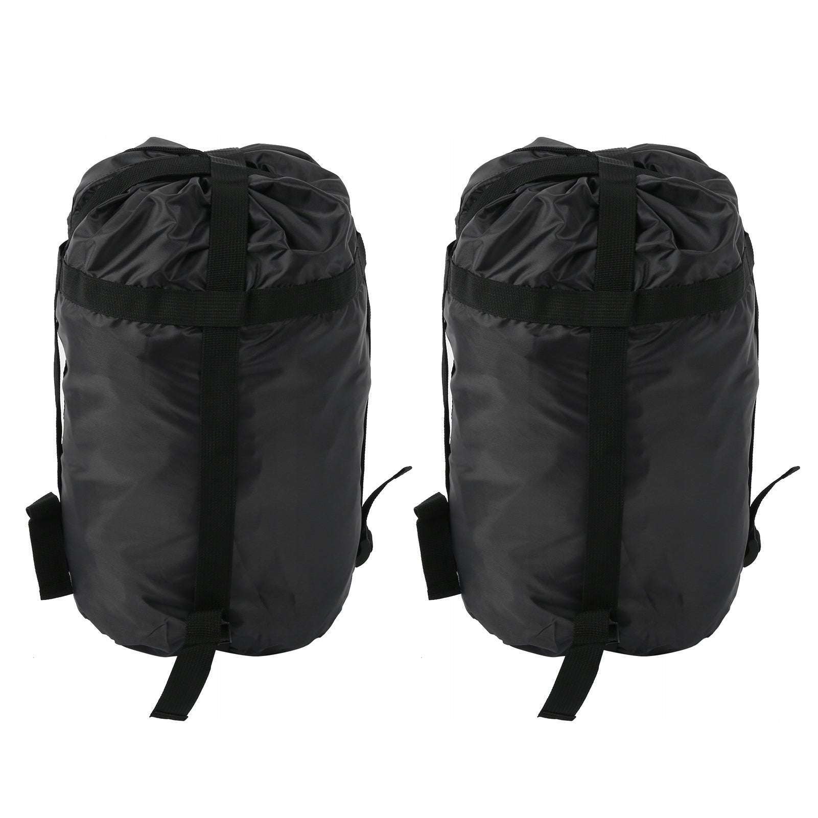 2 PCS BAG COVER COMPRESSION BAG FOR SLEEPING BAG 43x23x23cm Color black