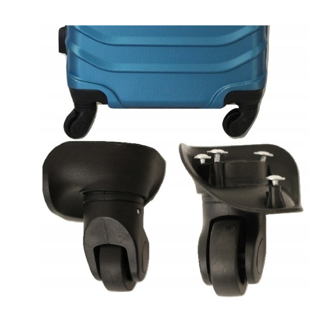 2 PCS BLACK WHEEL FOR SUITCASE BAG SUITCASE PARTS
