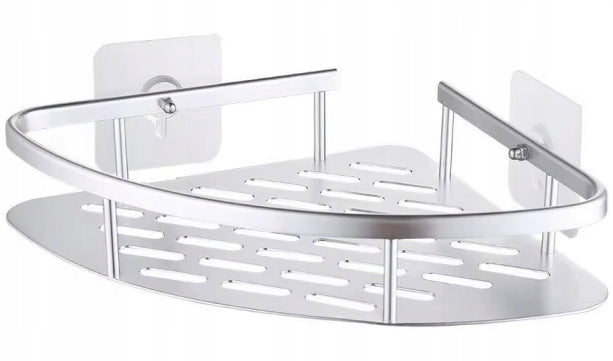 2 PCS HANGING SHELF SELF ADHESIVE BATHROOM SHOWER WALL LOFT Brand Unitec