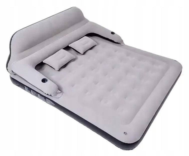2-PERSON INFLATABLE QUEEN SIZE MATTRESS WITH BACKREST PUMP REPAIR KIT Packaging status original