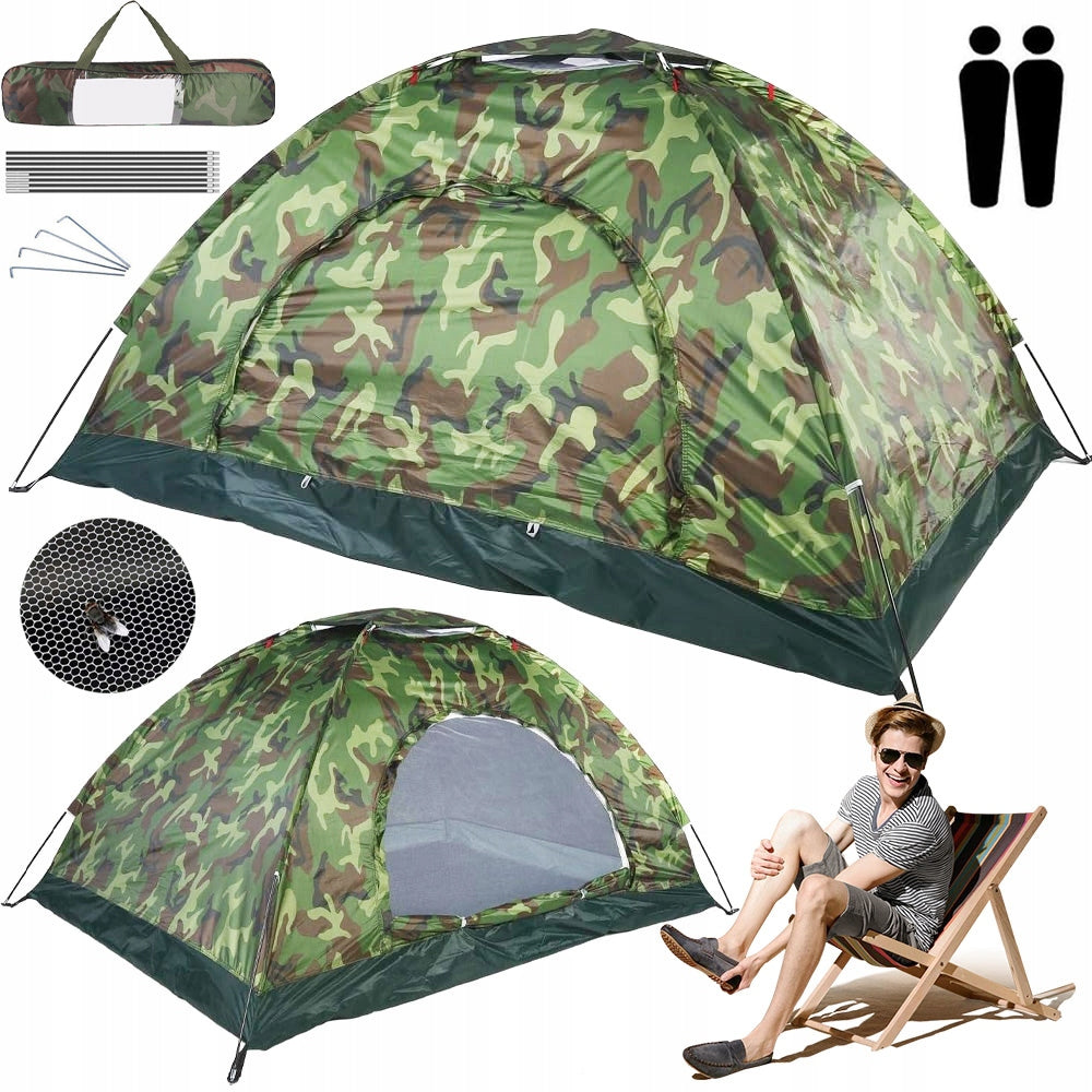 2-PERSON TOURIST TENT EASY TO CARRY AND UNFOLD 200*150CM