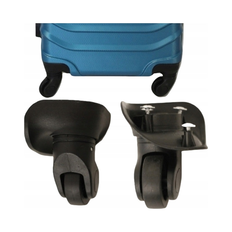 2 Pcs Black Wheel for Suitcase Bag Suitcase Parts