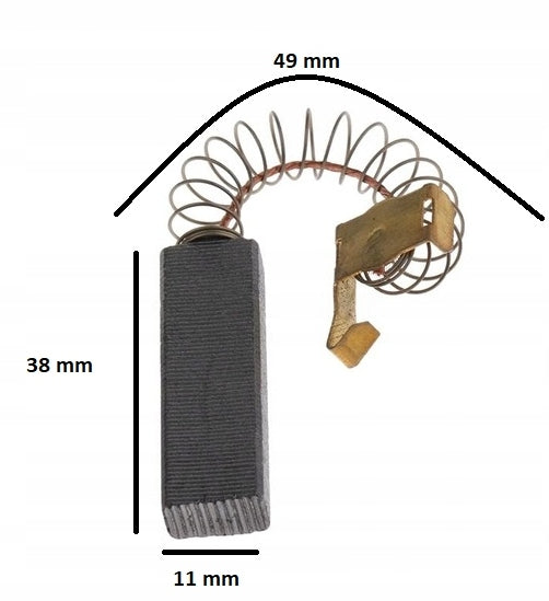 2 Pieces Carbon Brushes For Electric Motors Dryer Vacuum Cleaner EAN (GTIN) 6900063383765