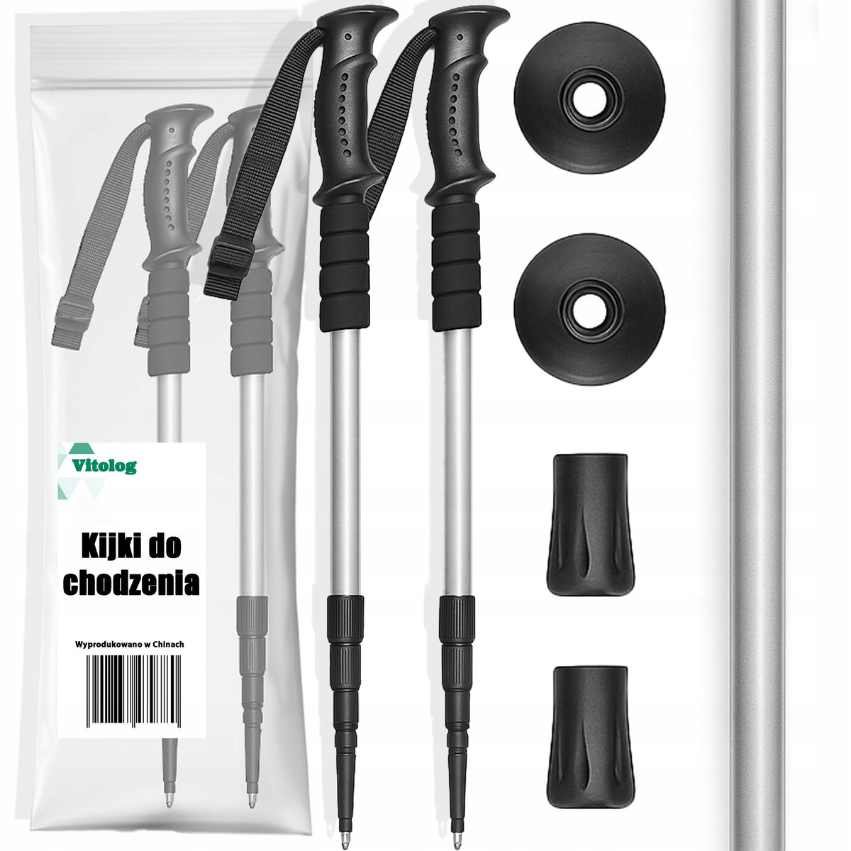 2 Walking Poles Treking Nordic Walking Trekking Poles Telescopic