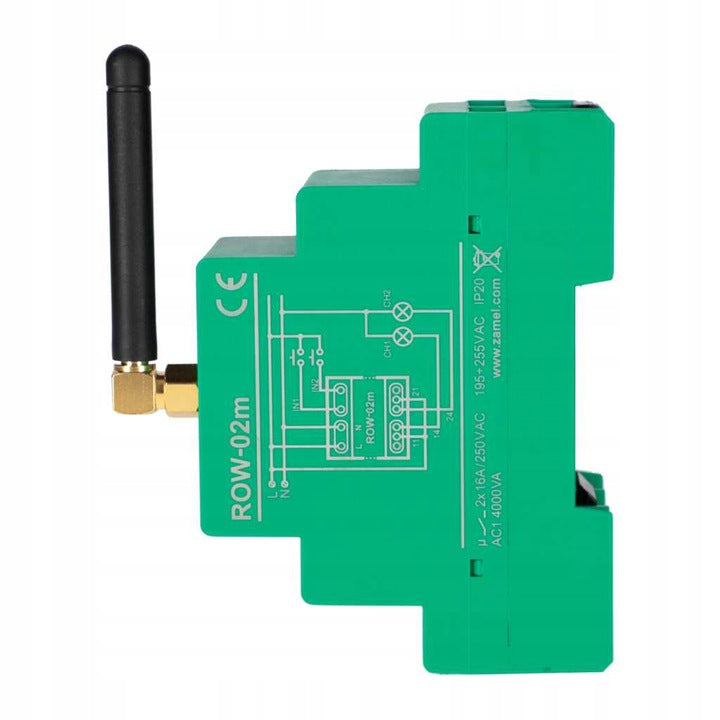 2-channel controller 230V Zamel Supla ROW-02M SUPLA ZAMEL Brand Zamel