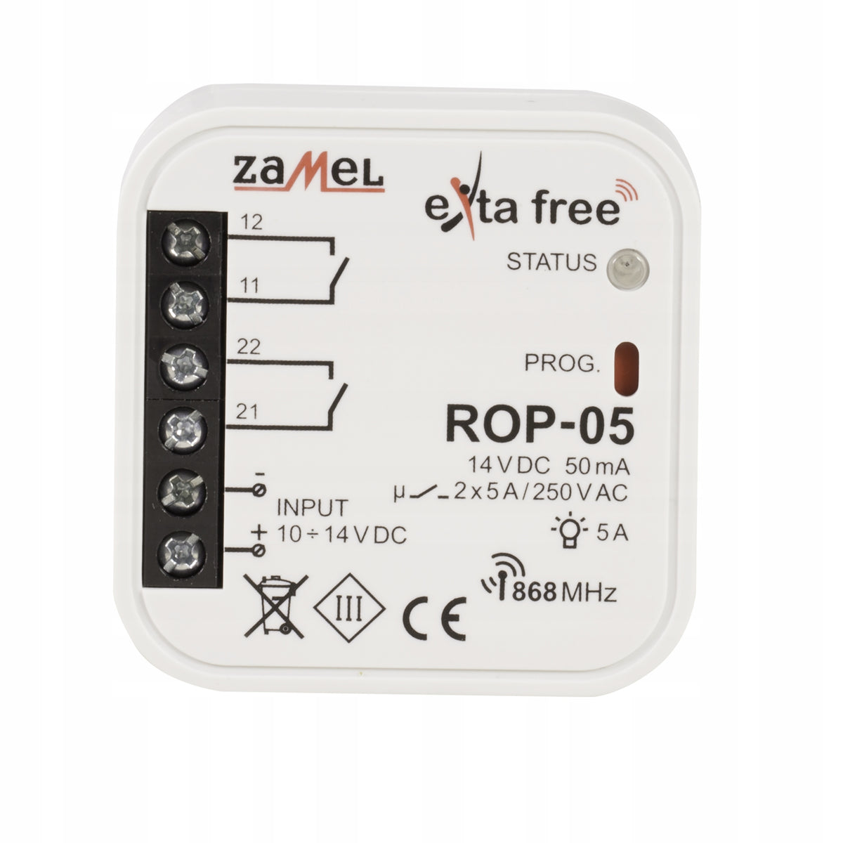 2-channel receiver power supply 10-14V ROP-05 Zamel EXTA FREE