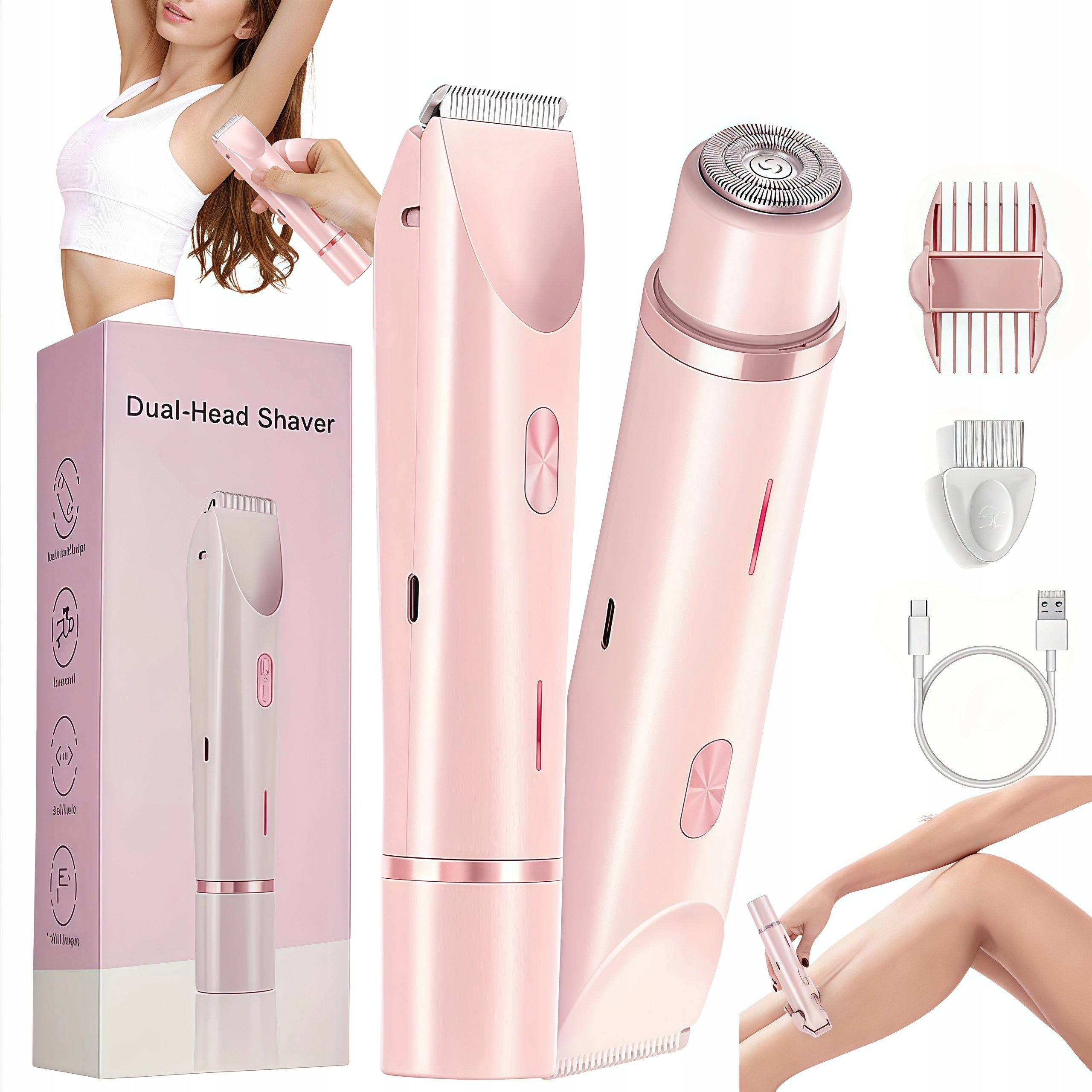 2 in 1 Electric Shaving Machine for Women