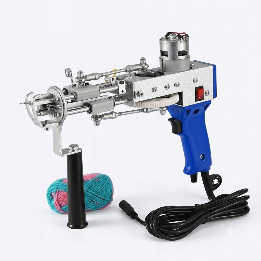 2-in-1 Electric Tufting Gun with Fabric, Carpet Trimmer Manufacturer code tufting gun pistolet maszyna do tuftowania