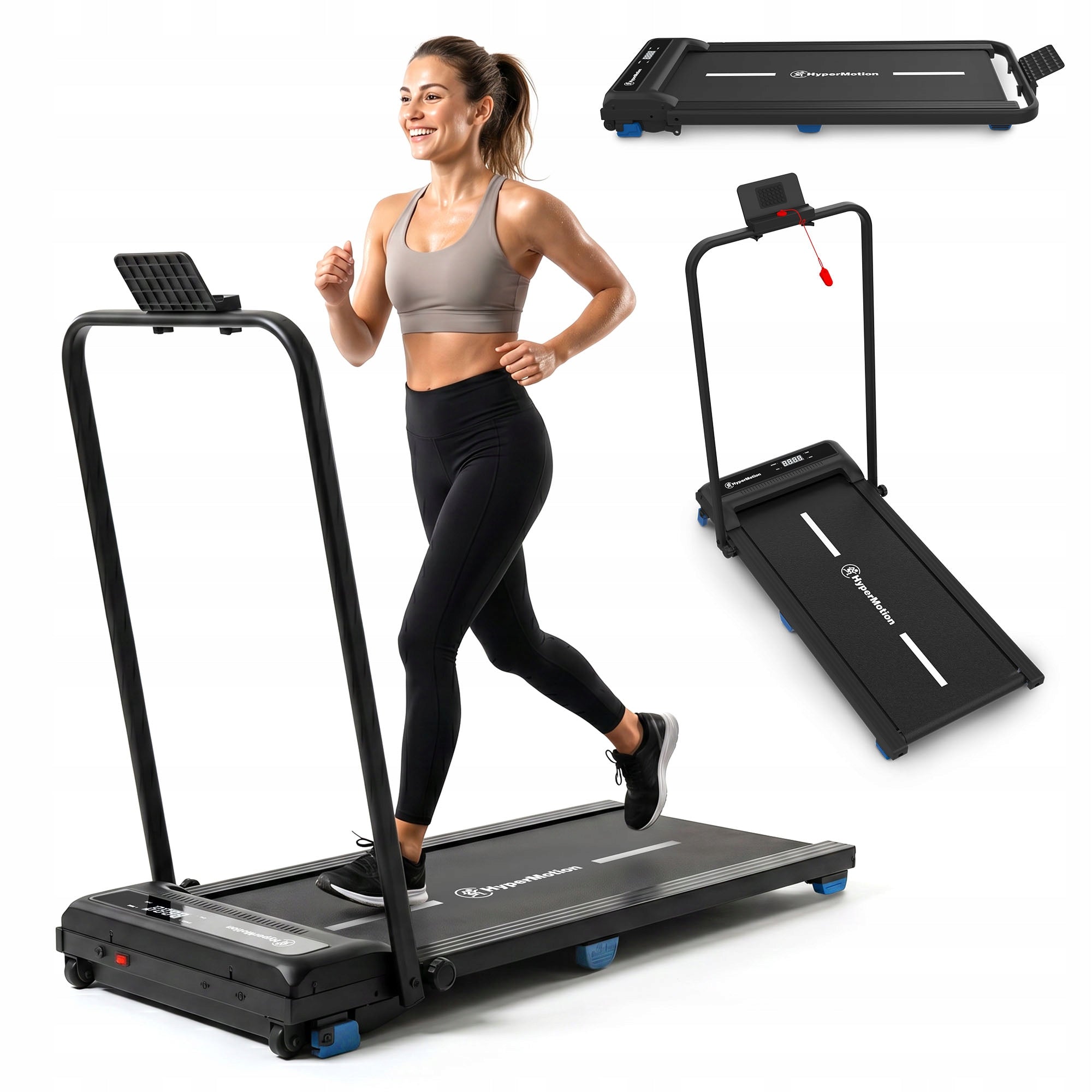 2-in-1 Folding Home Treadmill - HyperMotion Walkpad
