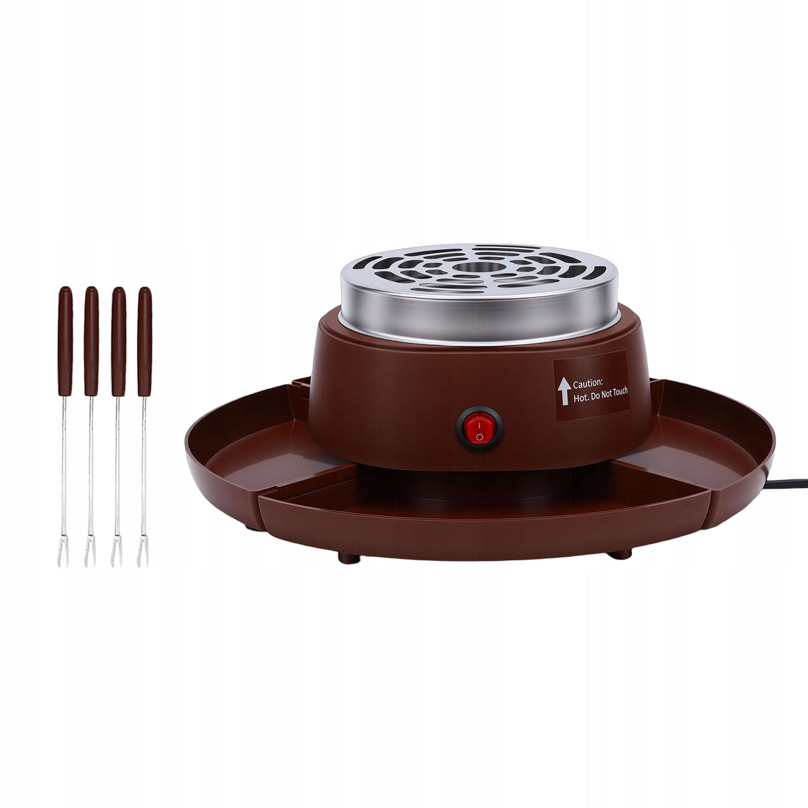 2-in-1 electric smores frying machine and fondue pot, VH Dominant color multicolor