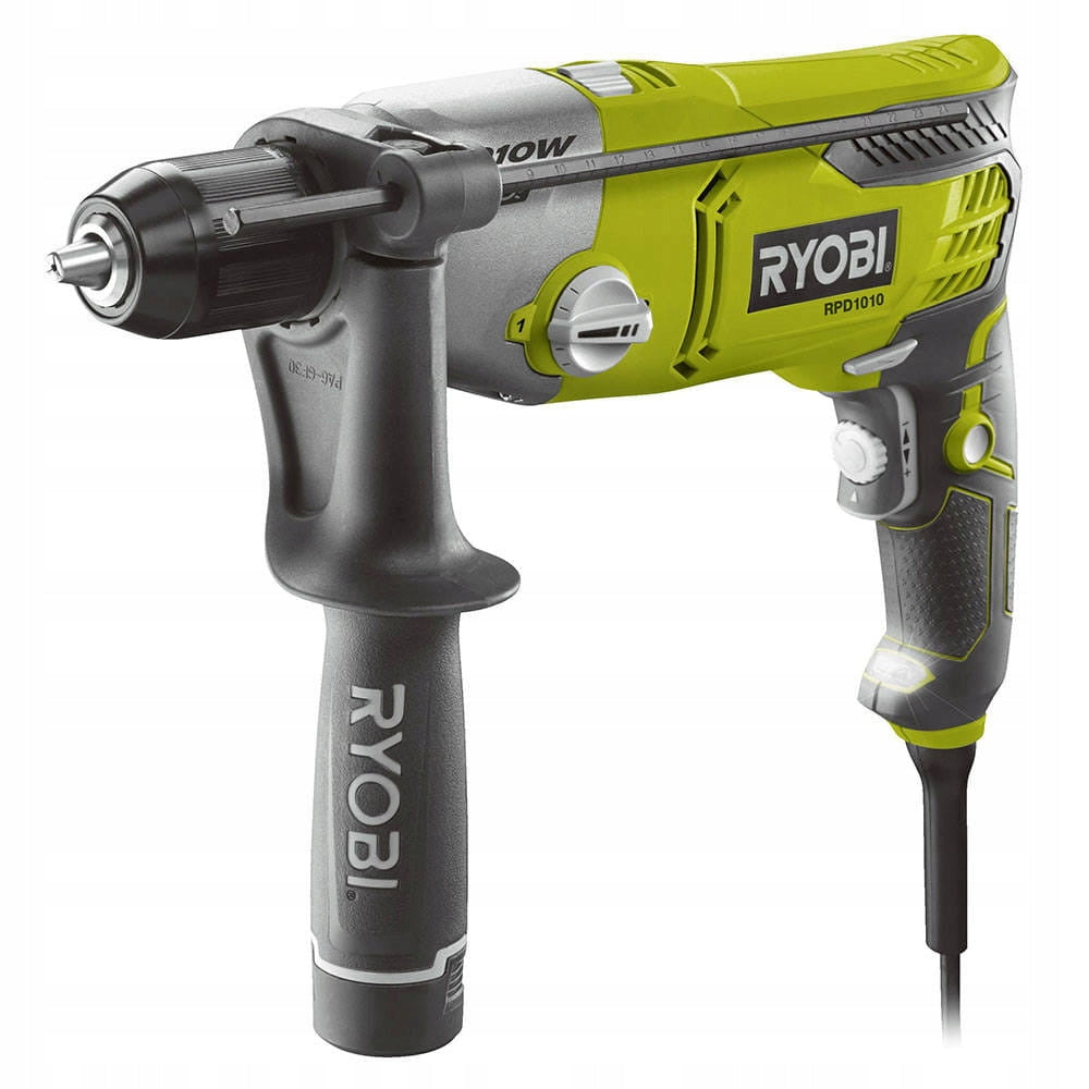 2-speed impact drill 1010W, suitcase, Ryobi RPD1010-K