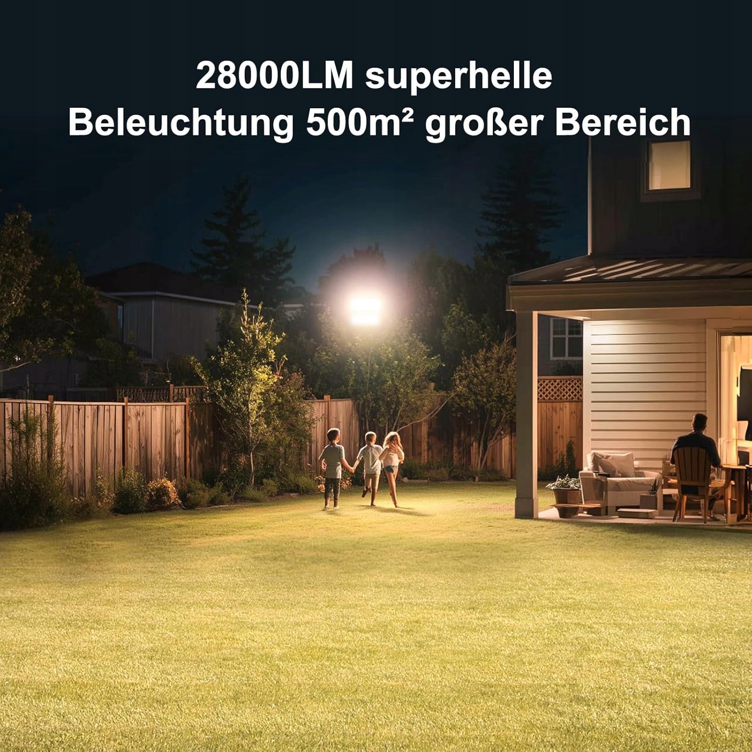 2 x Halogen LED Headlight Outdoor Floodlight Lamp 200W IP67 6500K Color temperature 6500 K