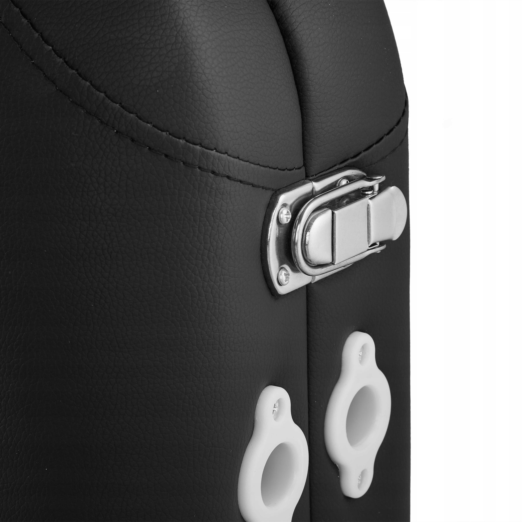 2-zone massage table with upholstery and aluminum frame Color black