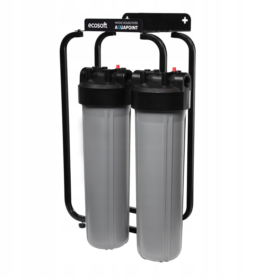 20" BIG BLUE IN-LINE SET, FOR WHOLE HOUSE OR APARTMENT, HIGH EFFICIENCY. Brand Ecosoft