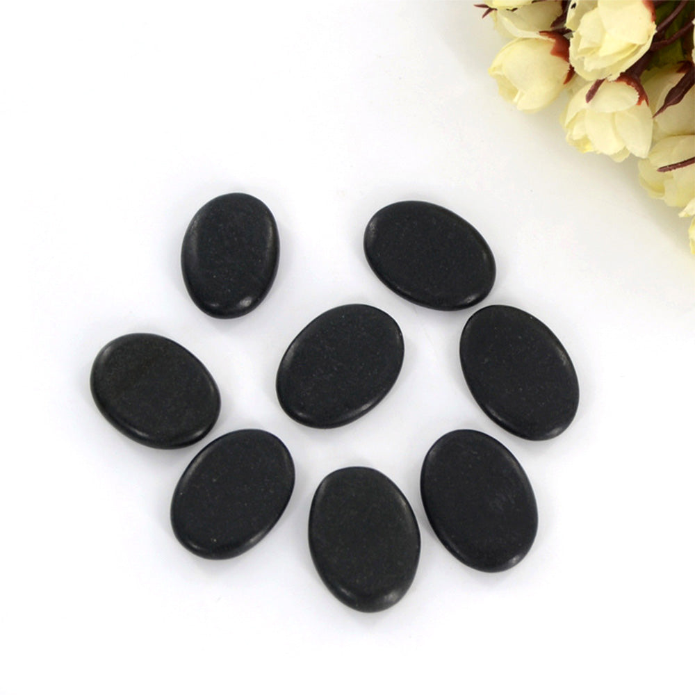 20 PCS VOLCANIC HOT STONE MASSAGE KIT HEATING BOX Kind stone
