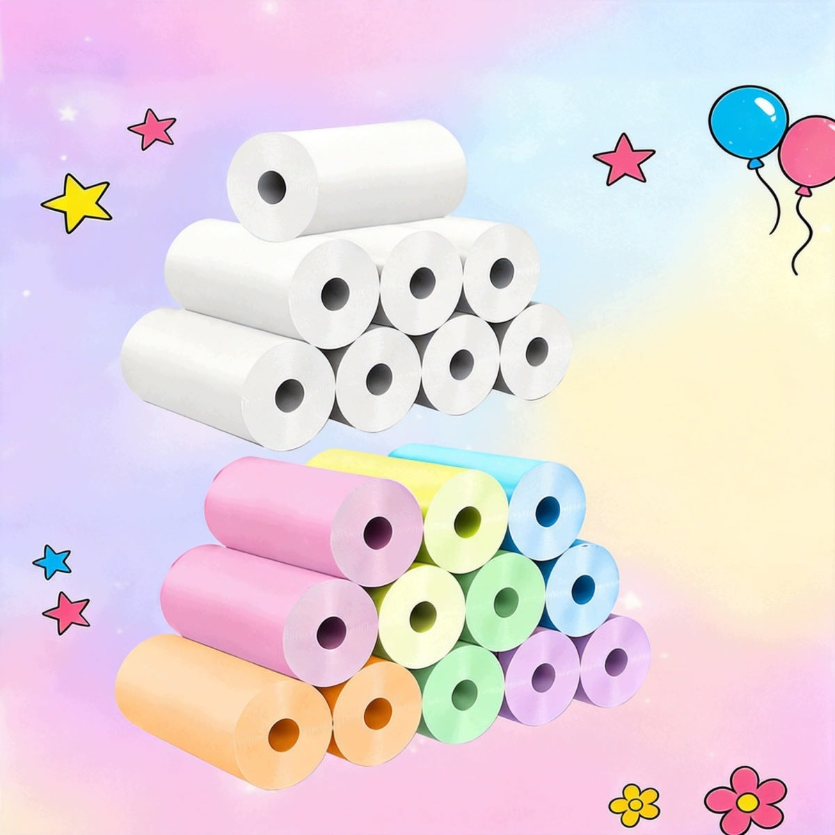 20 ROLLS OF THERMAL PAPER FOR CHILDREN'S CAMERA 57X25MM Model 4059666240899