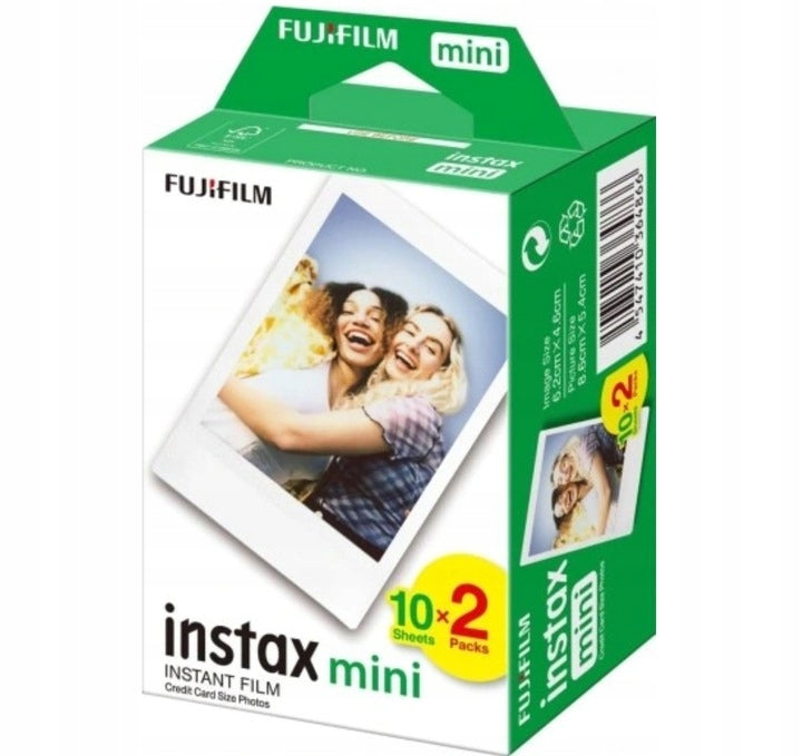20 pcs Fujifilm Instax Mini Glossy - Instant Camera Cartridges Packaging status original
