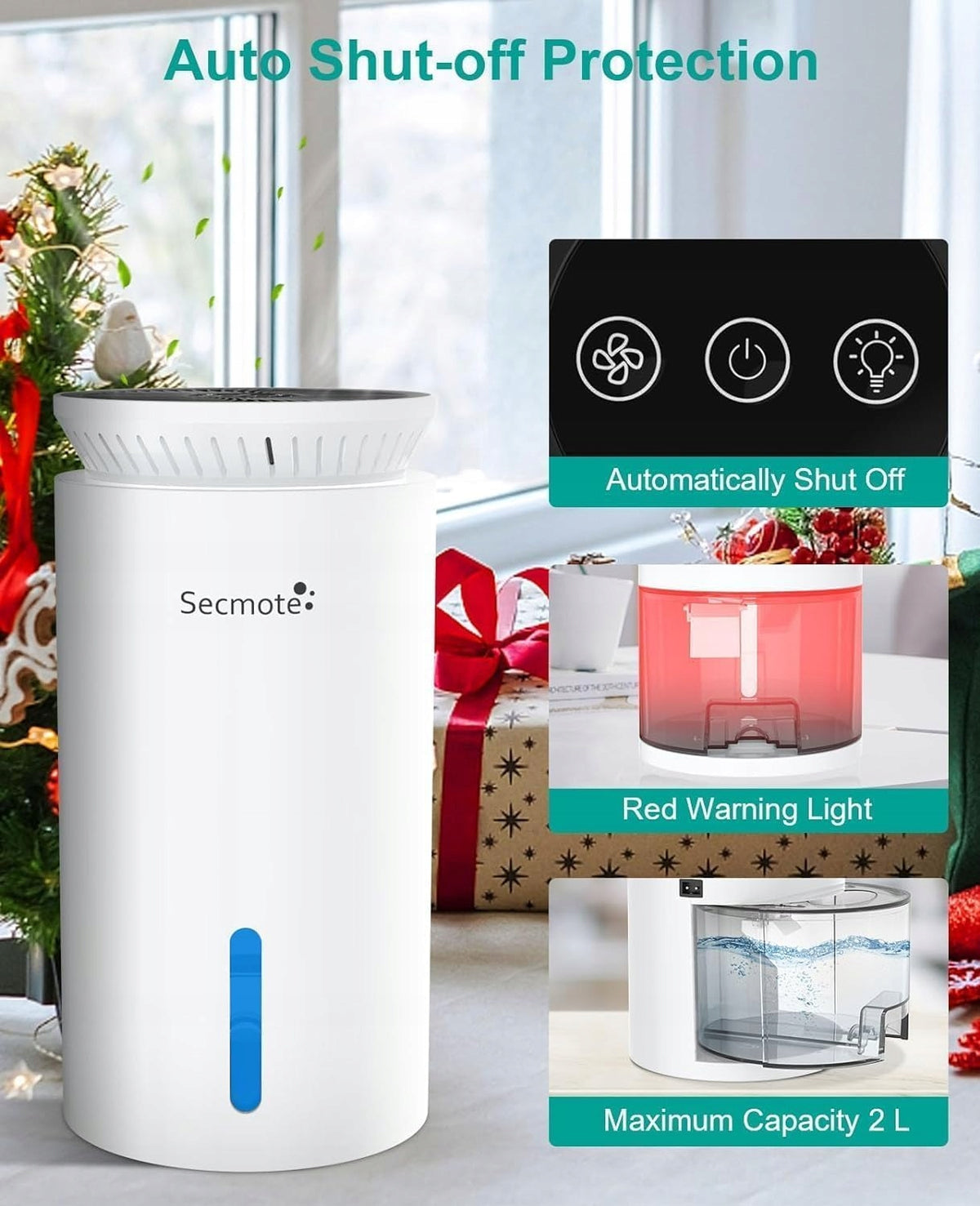 2000ML ELECTRIC DEHUMIDIFIER FOR BATHROOM BEDROOM OFFICE PELTIER Brand no brand