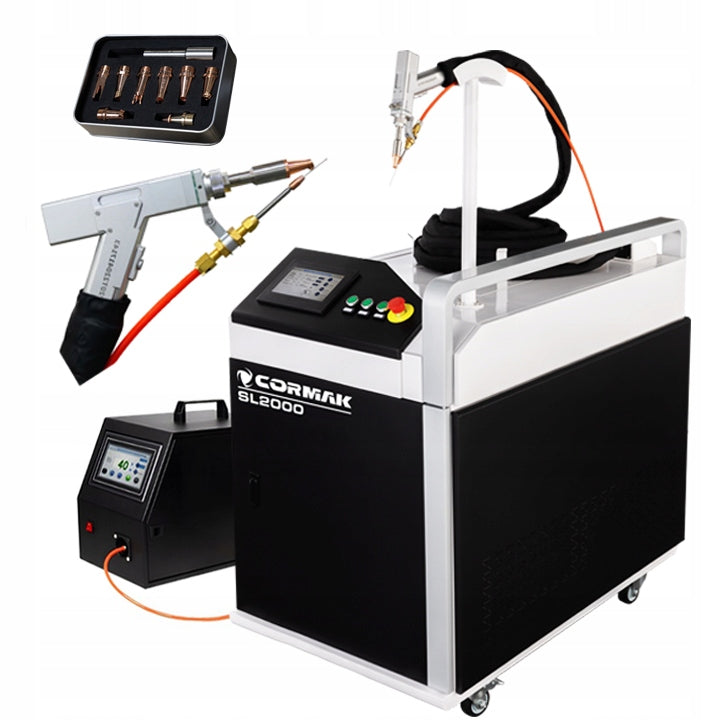 2000W CORMAK LASER WELDING MACHINE 3in1 MANUAL CLEANER WELDING MACHINE 2kW LASER Manufacturer code Spawarka laserowa CORMAK SL2000 3w1