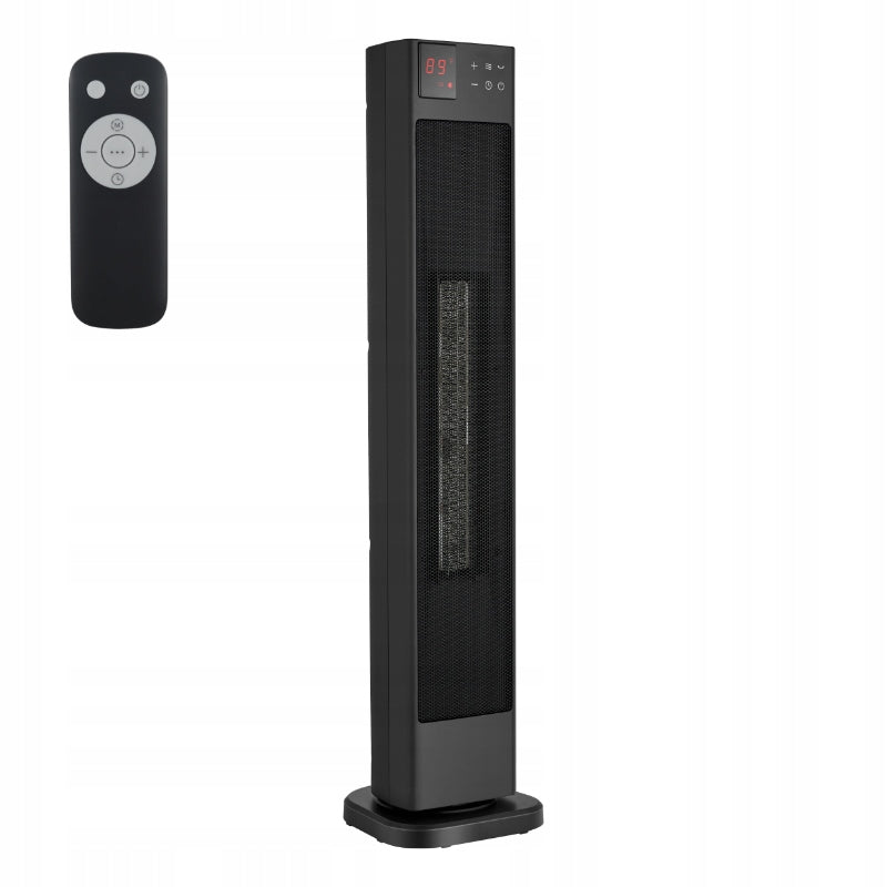 2000W FAN HEATER WITH ROTARY THERMOSTAT WITH REMOTE CONTROL BLACK MIDEA DPM