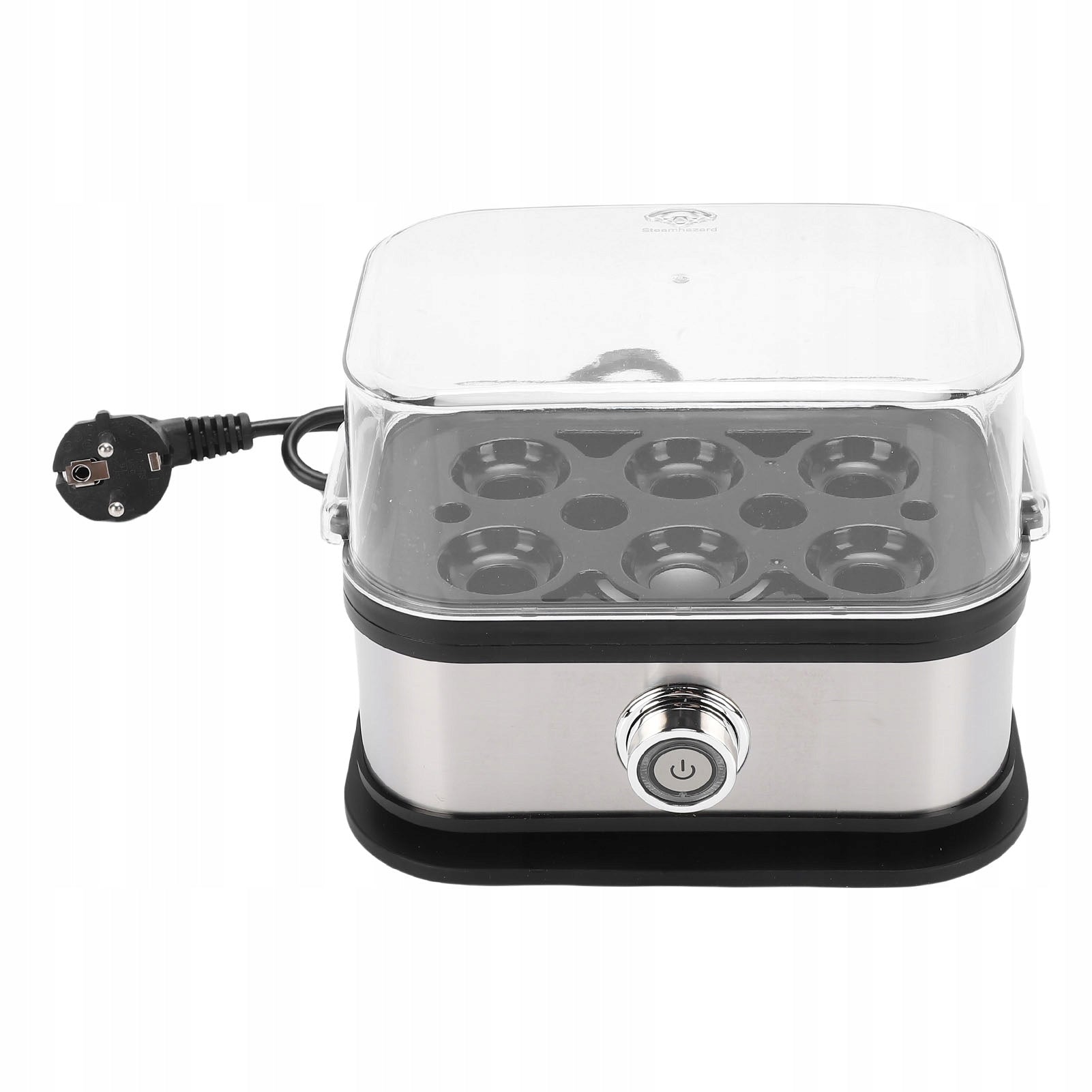 200W Fast Egg Cooker, 6 Egg Capacity, Portable, 7S
