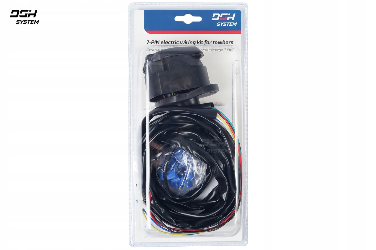200cm ELECTRIC HARNESS FOR TOWING HOOK SOCKET 7PIN UNIVERSAL DGH Manufacturer's catalog number D-9004