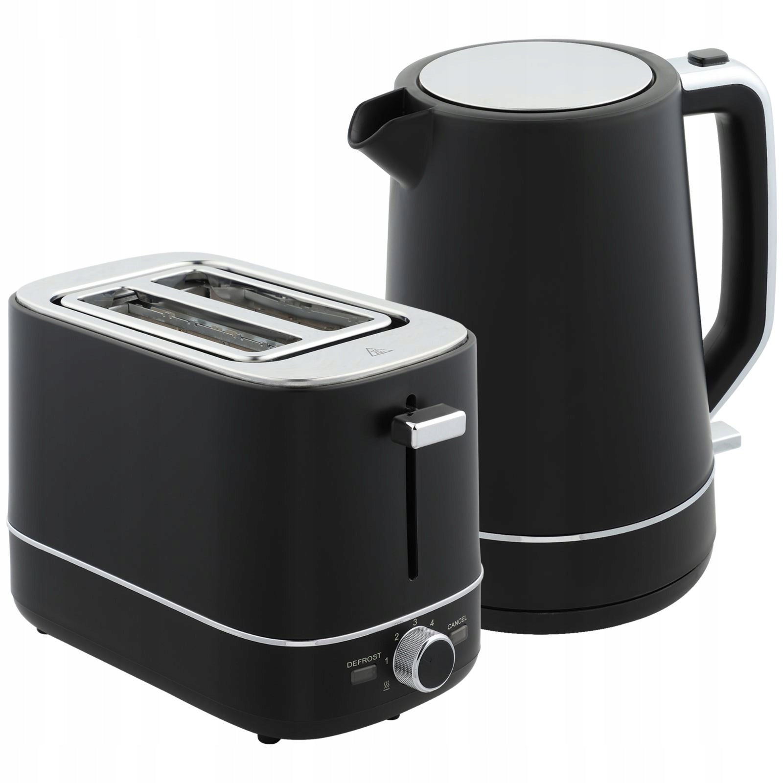 2026 2026 Breakfast set kettle 17L and toaster 2200W 6 levels black