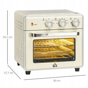 2026 HOMCOM 20L Mini Oven with Cream Thermocouple Brand no brand