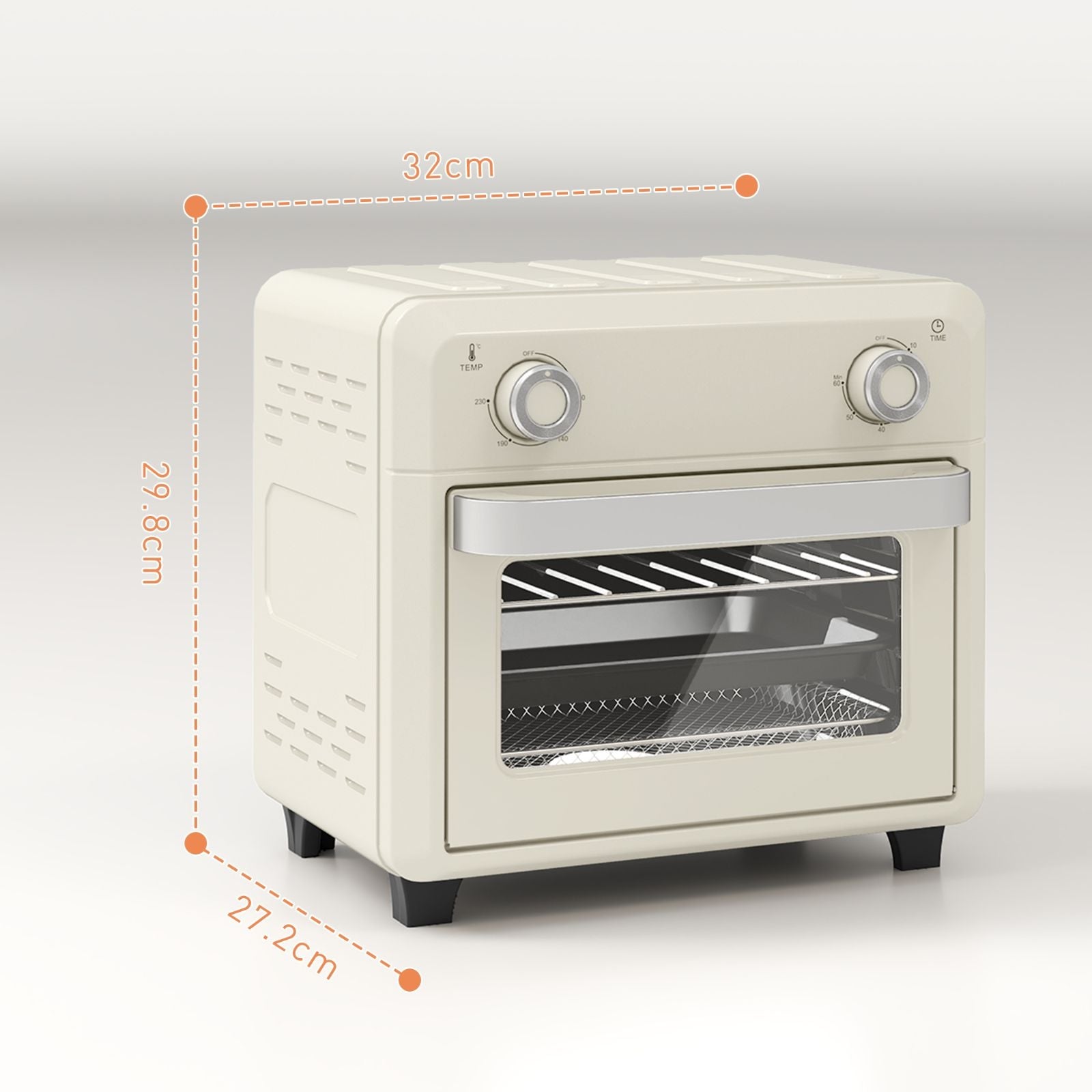 2026 Mini Oven Thermocouple 10L 1000W Touch Fryer Steel Brand no brand
