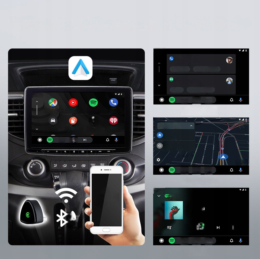 2026 Mini Wireless CarPlay & Android Auto 2-in-1 Adapter Dongle Smart Box Manufacturer code 2026 Mini Adapter Wireless 169