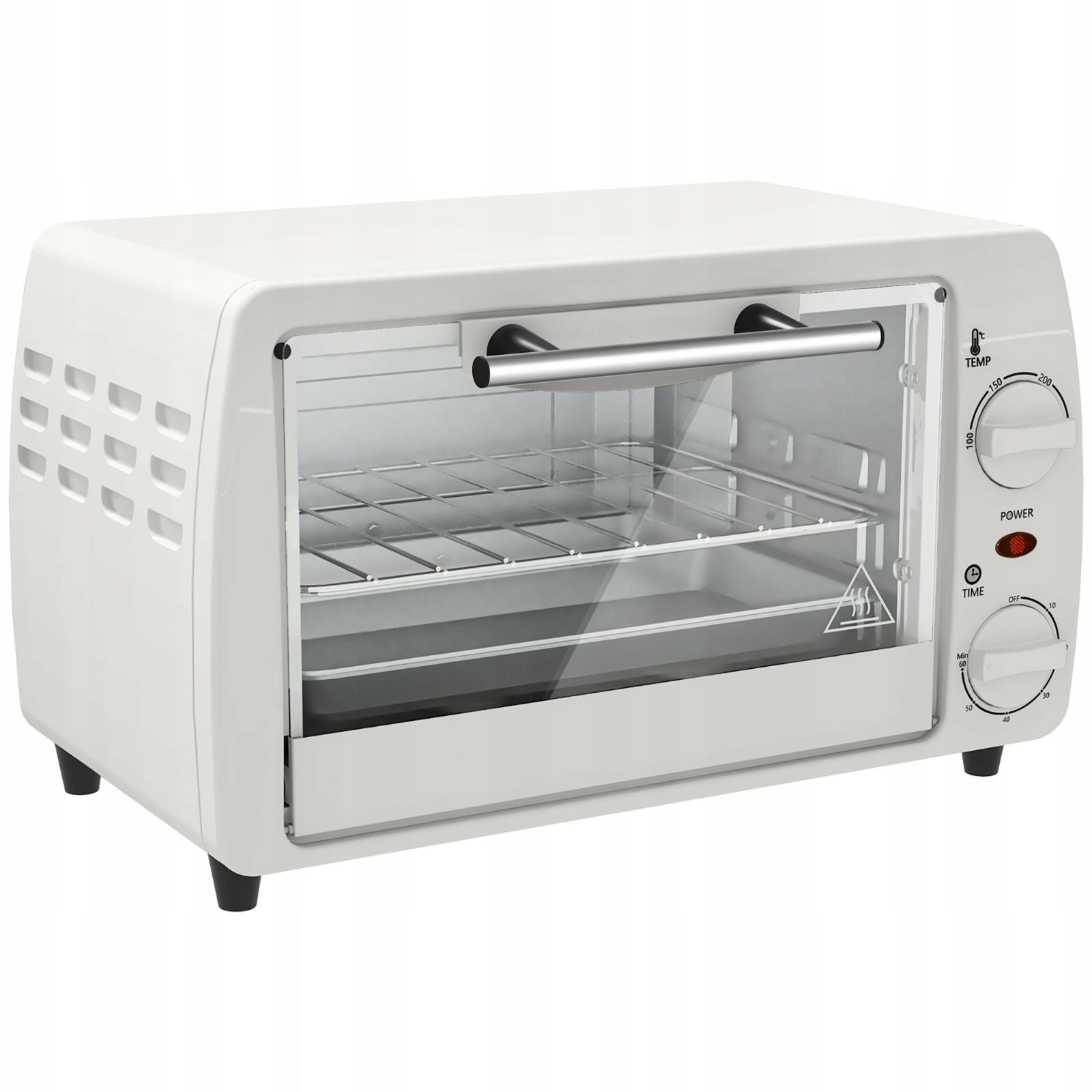 2026 Mini oven 10L 750W compact with timer 60 min cream