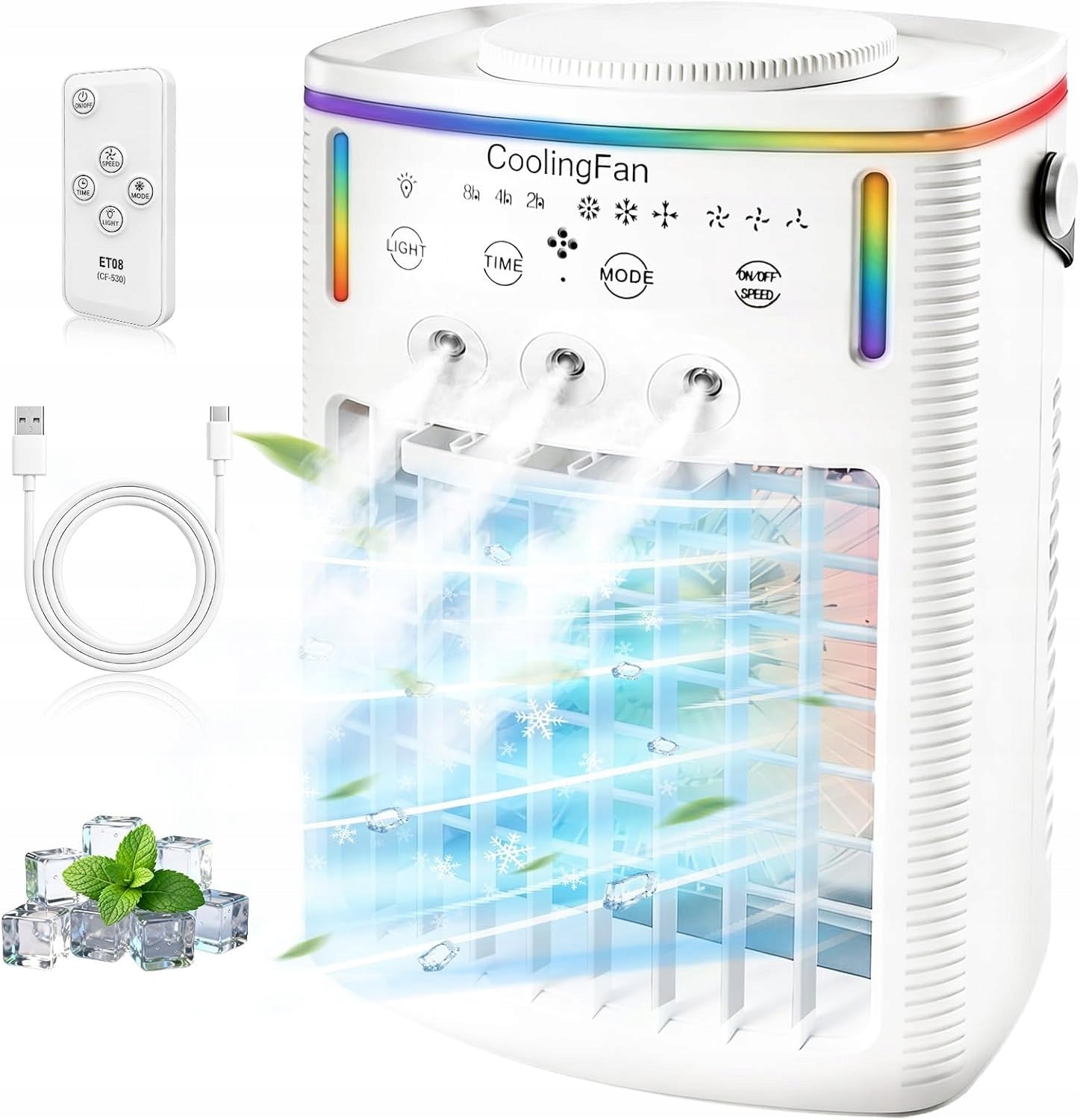 2026 New 1500ML Small Portable Air Conditioner With 3 Modes And 3 Speeds