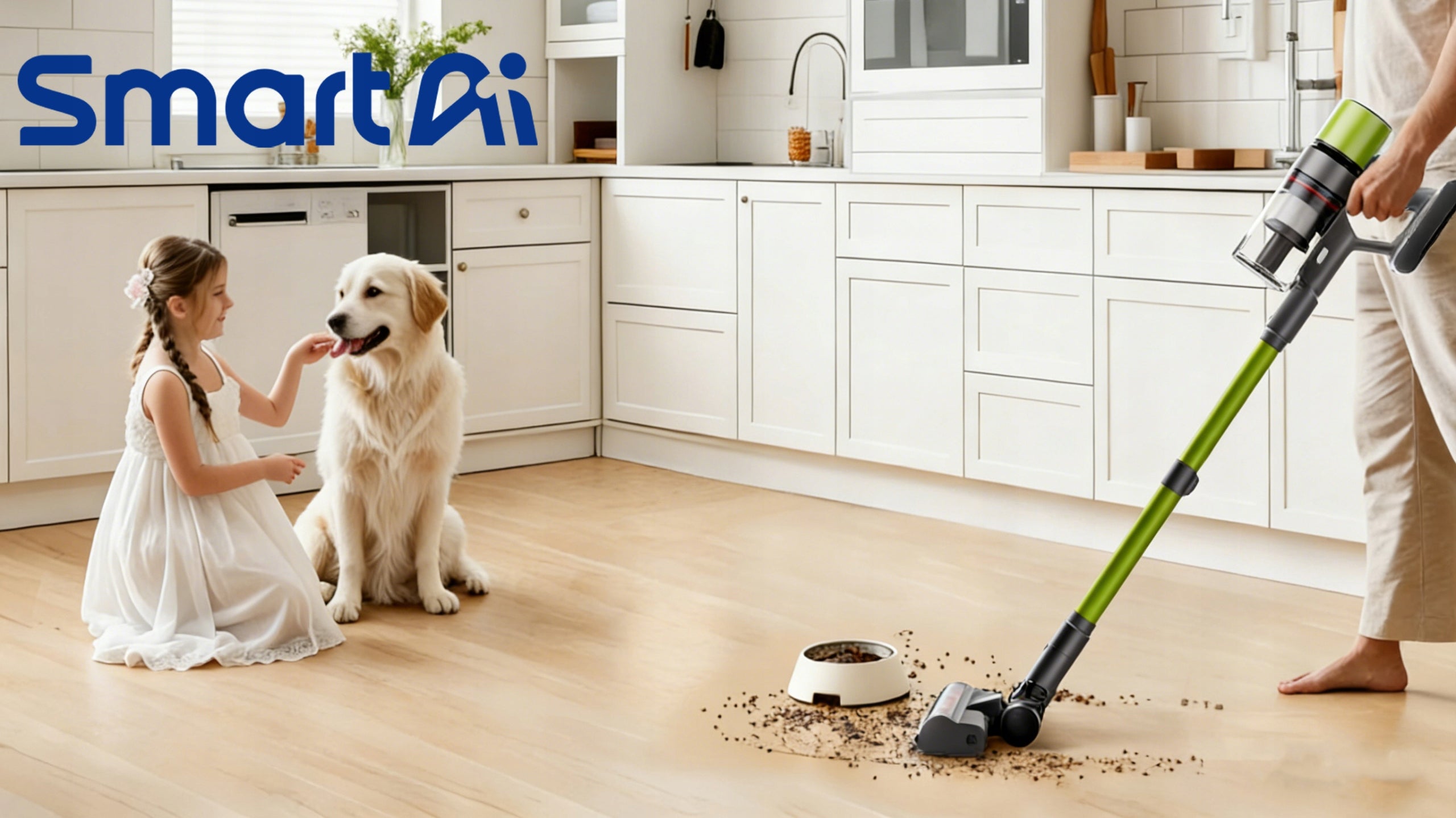 2026 SmartAi V6 Handheld Vacuum Cleaner Smart Home 650W 29,6V 24000mAh EU Packaging status original