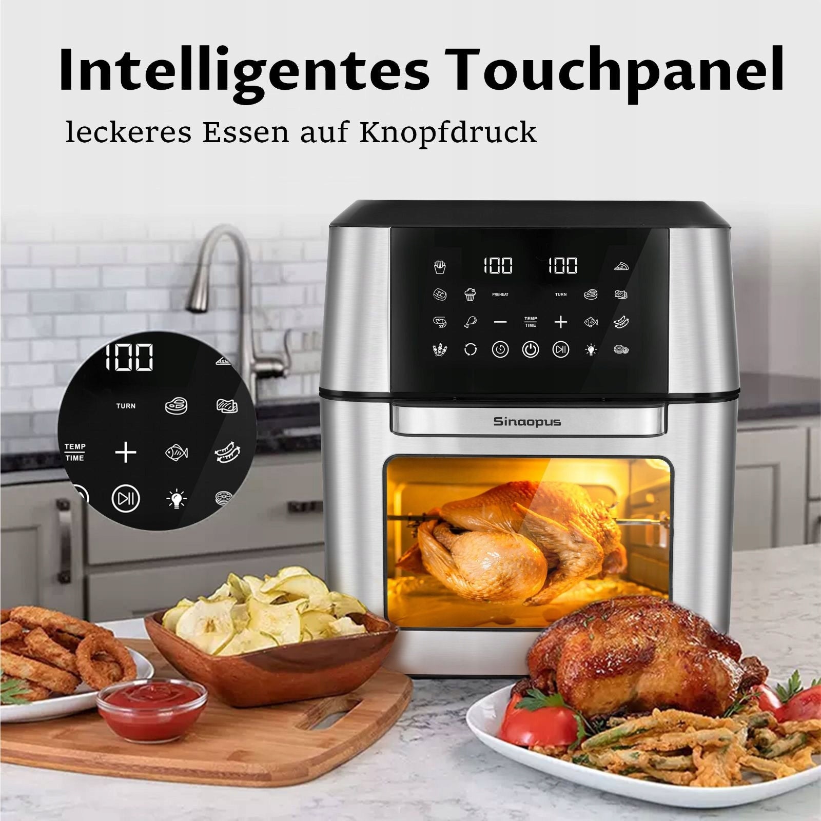 2026Y XXL 12L Fat Free Fryer with Easy Fry & Grill Accessories Brand no brand