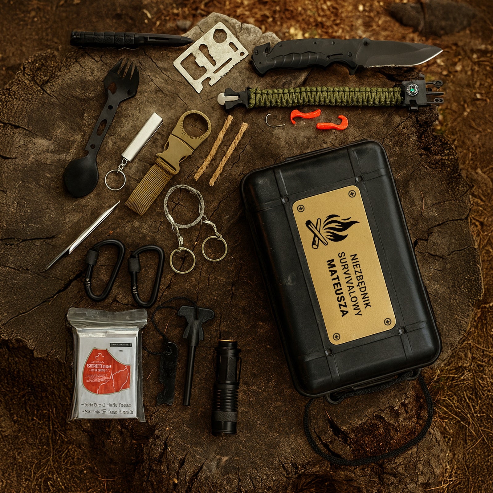 20in1 Survival Kit Gift for Dad Husband Guy for Birthday 18-99 Brand ePrezenty