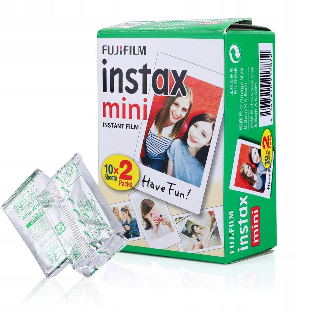 20x INSTAX MINI CARTRIDGE FOR 8 9 11 12 FUJIFILM FILM PHOTOS PAPER 20 PCS EAN (GTIN) 5707925216299