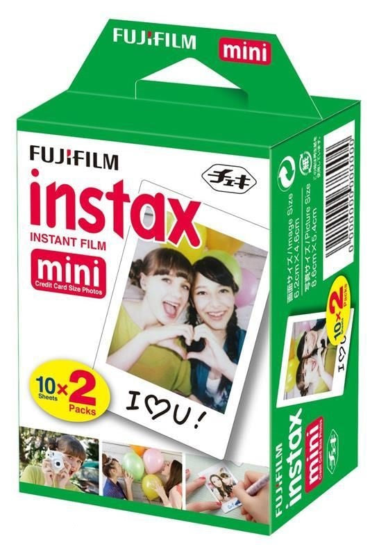 20x INSTAX MINI CARTRIDGE FOR 8 9 11 12 FUJIFILM FILM PHOTOS PAPER 20 PCS