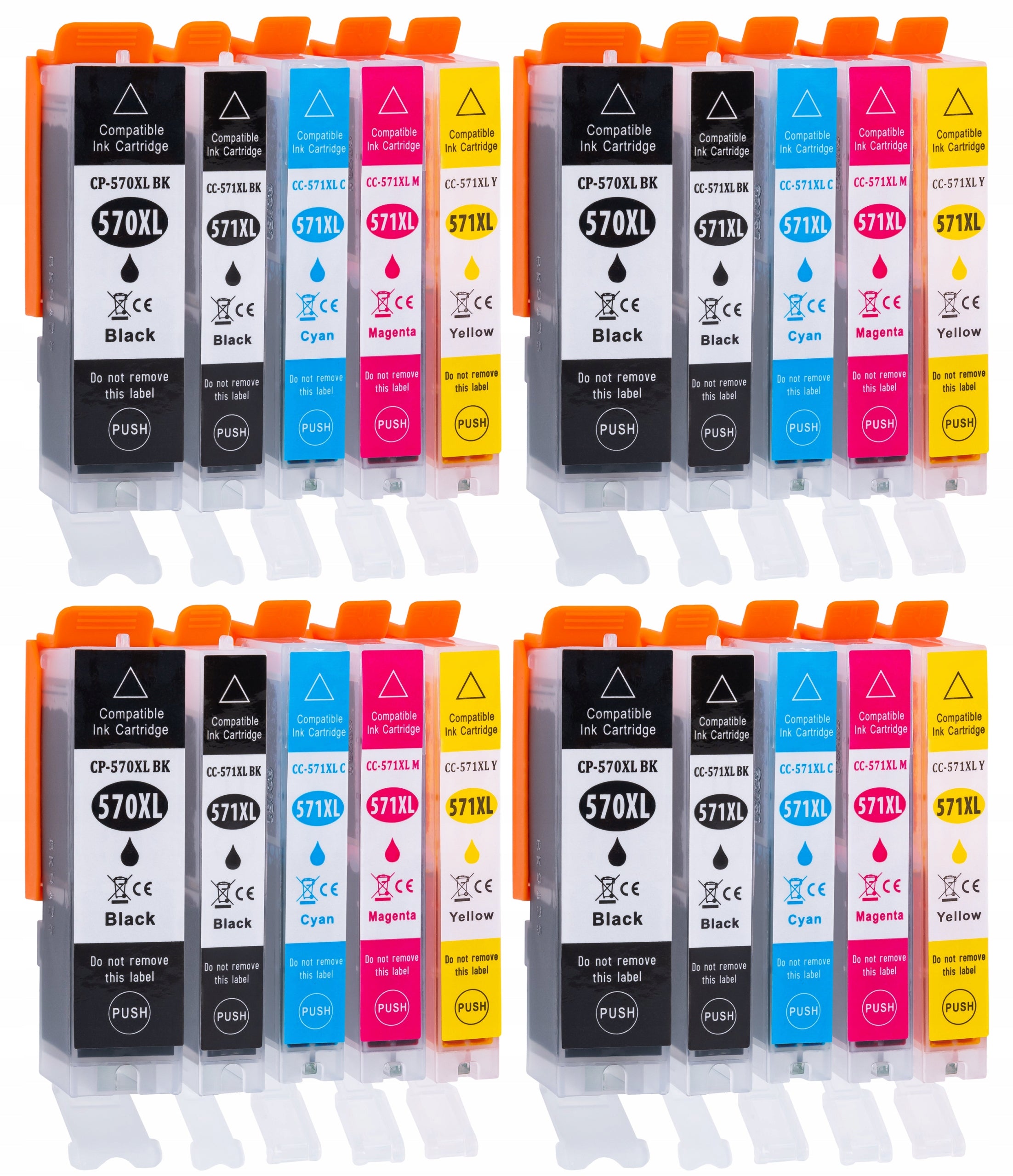 20x NEW CANON PIXMA MG 5750 XL PRINTER INKS