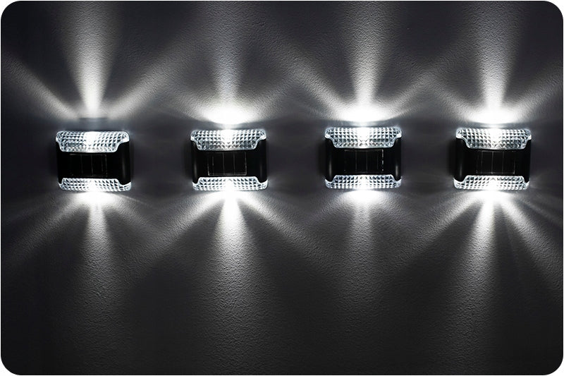 20x WATERPROOF DECORATIVE SOLAR LIGHTS FOR STAIRS FENCE TWILIGHT SENSOR Brand Decorya